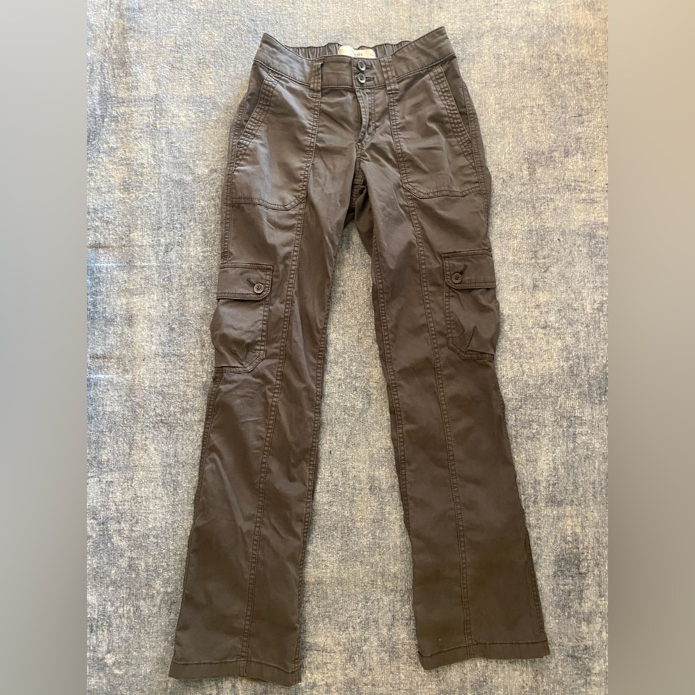 Hollister Women's Dark Grey Cargo Pants